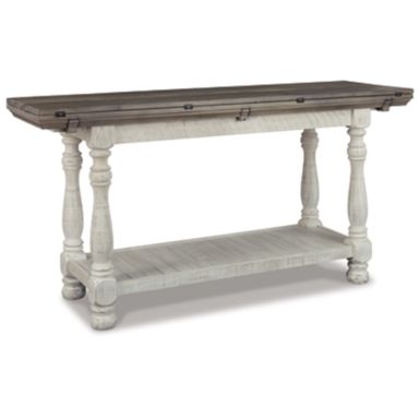 Gray/White Havalance Flip Top Sofa Table