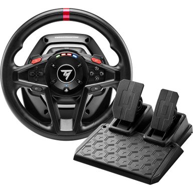 Thrustmaster - T128 Racing Wheel for PlayStation 4 5 and PC - Black