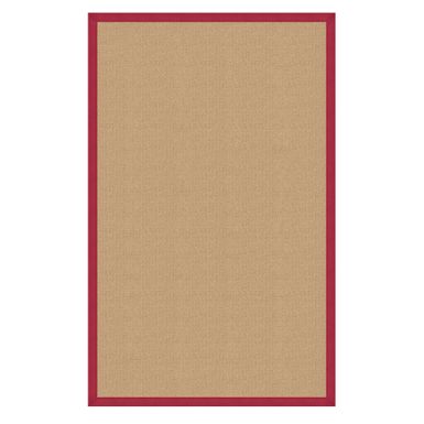 Abberly Sisal And Red 8X11 Area Rug