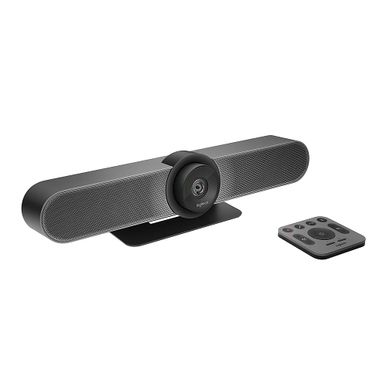 Logitech - MeetUp 4K Ultra HD Video Conferencing Camera for Small Conference Rooms - Black