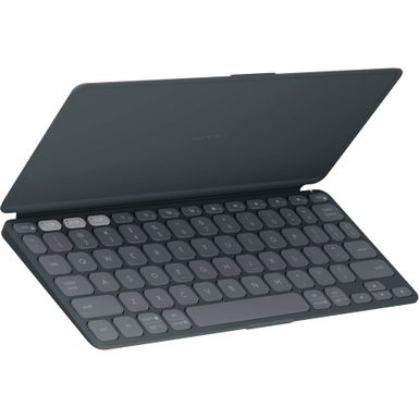 Logitech Keys-To-Go 2 for iPad - keyboard - built-in cover - QWERTY - English - graphite Input Device