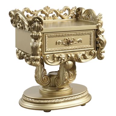 ACME Bernadette Nightstand, Gold Finish