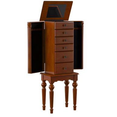 Brenna Jewelry Armoire Cherry