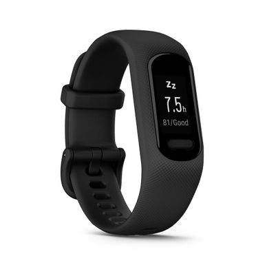 Garmin - vivosmart 5 Fitness Tracker - Large Black/Black