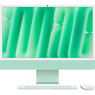 Apple - iMac 24-inch All-in-One - M4 chip - Built for Apple Intelligence - 8 Core CPU - 8 Core GPU - 16GB Memory - 256GB SSD - Green