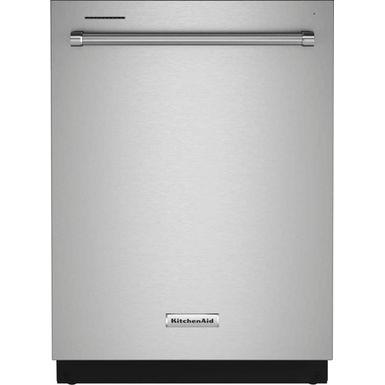 KitchenAid - 24 Top Control Built-In Dishwasher with Stainless Steel Tub PrintShield Finish 3rd Rack 39 dBA - Stainless Steel