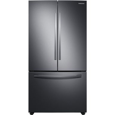 Samsung 28-Cu. Ft. 3-Door French Door Refrigerator, Brushed Black