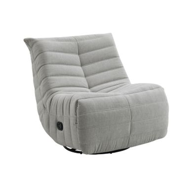 ACME Talmon Glider Recliner w/Swivel, Oyster Chenille