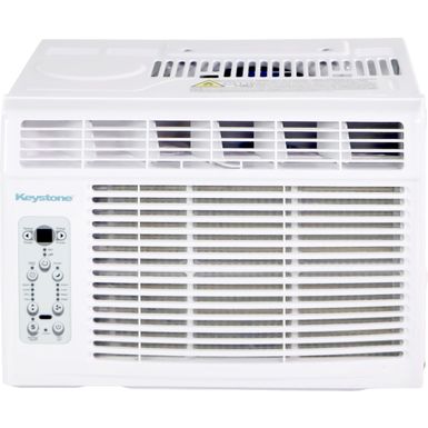 KEYSTONE - 5,000 BTU Window-Mounted Air Conditioner with Follow Me LCD Remote Control