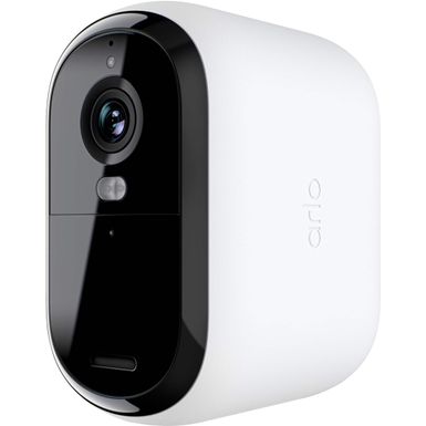 Arlo - Essential XL 1-Camera Outdoor Wireless HD Security Camera (2nd Generation) with 4x Longer Battery Life - White