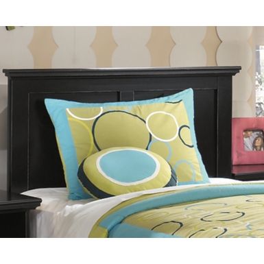 Black Maribel Twin Panel Headboard