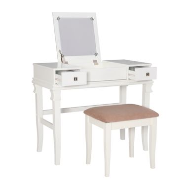 Jenna Vanity Set White