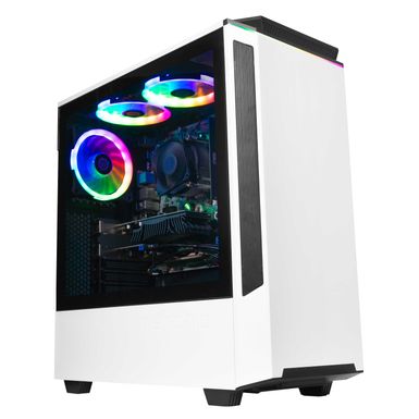 Periphio Ecto Prebuilt Gaming PC - GeForce GT 1030 (2GB) Graphics| Intel Core i5-6500 (3.6GHz Turbo), 1TB Solid State SSD, 16GB DDR4 RAM, Windows 10, WiFi + BT (Refurbished)