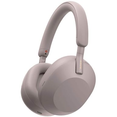 Sony - WH1000XM5 Wireless Noise-Canceling Over-the-Ear Headphones - Smoky Pink