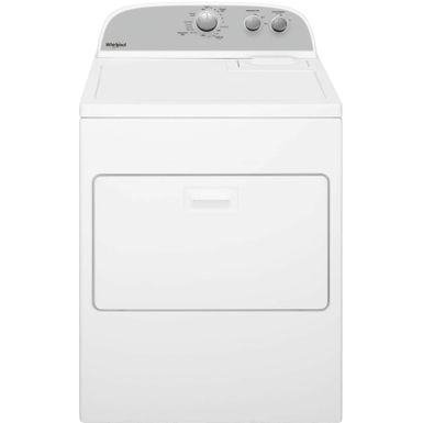 Whirlpool - 7 Cu. Ft. Electric Dryer with AutoDry Drying System - White