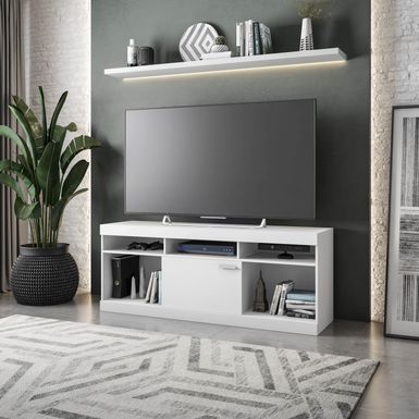 Entertainment Stand for TVs Up to 65 inches, White