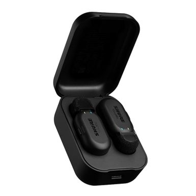 Shure - MoveMic Two Wireless Lavs to Phone, Charge Case