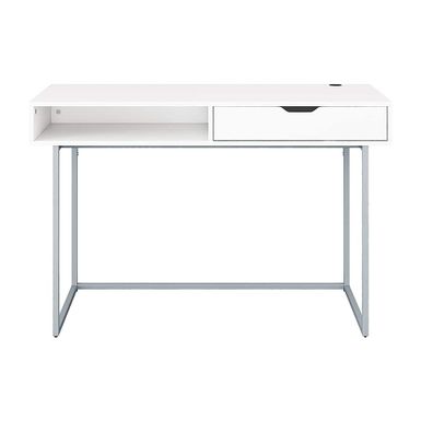 CorLiving - Auston 1-Drawer Desk - White