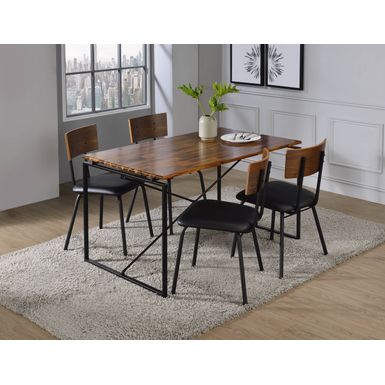 ACME Jurgen Dining Table, Oak & Black