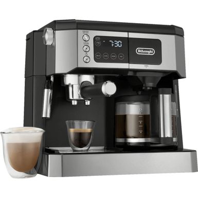 De'Longhi - Digital All-in-One Combination Coffee and Espresso Machine - Black and Stainless Steel