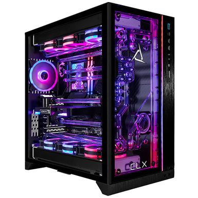 CLX - RA Gaming Desktop - Intel Core i9 13900K - 96GB DDR5 5600 Memory - GeForce RTX 4090 - 2TB NVMe M.2 SSD + 6TB HDD - Black