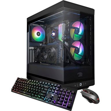 iBUYPOWER - Y40 Gaming Desktop - Intel Core i7 13700KF - 32GB Memory - NVIDIA GeForce RTX 4070 12GB - 1TB NVMe SSD - Black