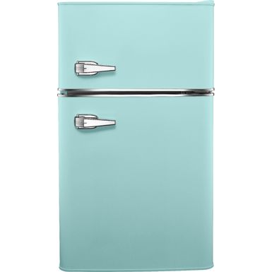 Insignia&trade; - Retro 3.1 cu. ft. Mini Fridge with Top Freezer and ENERGY STAR Certification - Mint