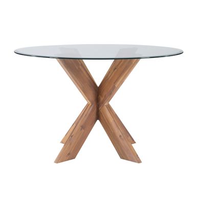 Adamle Round Dining Table Natural