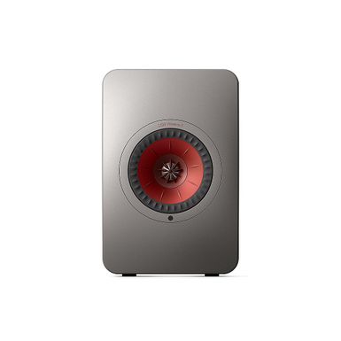 KEF - LS50 WIRELESS II Bookshelf Speakers Pair - Gray