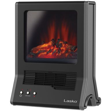 Lasko Ultra Ceramic Fireplace Heater - Black