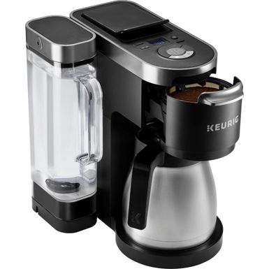 Keurig - K-Duo Plus 12-Cup Coffee Maker and Single Serve K-Cup Brewer - Black