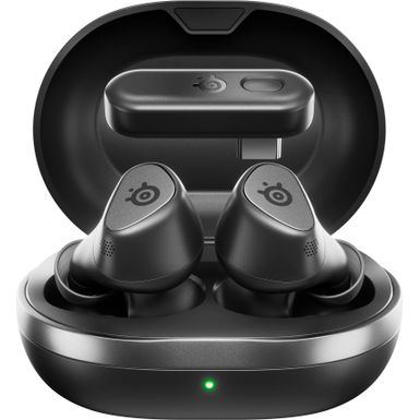 SteelSeries - Arctis GameBuds True Wireless Noise Cancelling Gaming Earbuds for PS5, PS4, PC, Switch - Black