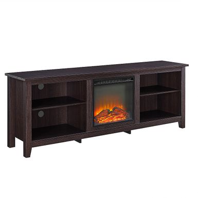 Walker Edison Furniture Essential 70 Fireplace TV Console stand - for TV - espresso