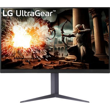 LG - UltraGear 32" IPS LED 180Hz 1-ms NVIDIA G-SYNC Compatible and AMD Freesync Gaming Monitor with HDR - Black