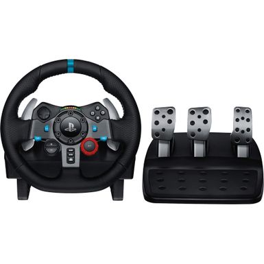 Logitech - G29 Driving Force Racing Wheel and Floor Pedals for PS5, PS4, PC, Mac - Black