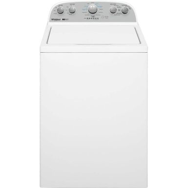 Whirlpool - 3.8 Cu. Ft. High Efficiency Top Load Washer with 2 in 1 Removable Agitator - White