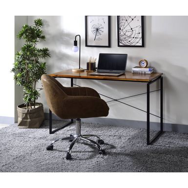 ACME Jurgen Writing Desk, Oak & Black