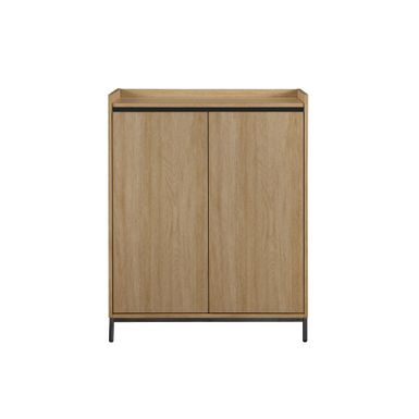 Walker Edison - Contemporary Accent Cabinet - Coastal Oak