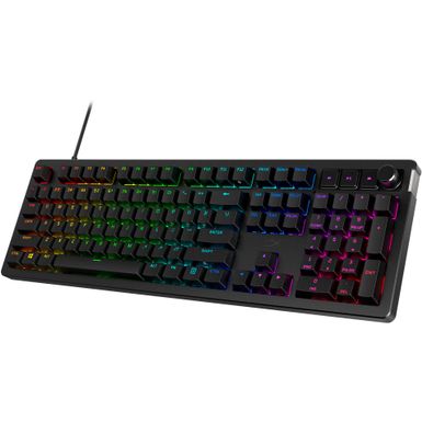 HyperX - Alloy Rise Full-size Wired Mechanical Linear Switch Gaming Keyboard with RGB Lighting - Black