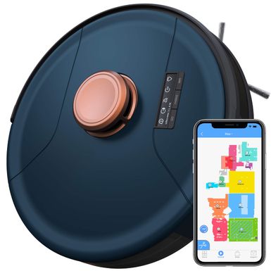 bObsweep - PetHair SLAM Wi-Fi Connected Robot Vacuum Cleaner, Phoenix - Midnight