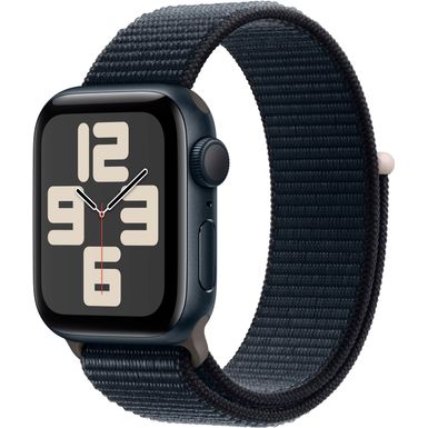 Apple Watch SE 2nd Generation (GPS) 40mm Midnight Aluminum Case with Midnight Sport Loop - Midnight