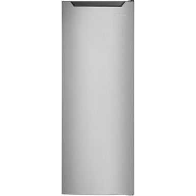 Insignia&trade; - 7 Cu. Ft. Garage Ready Upright Convertible Freezer with ENERGY STAR Certification - Stainless Steel Look