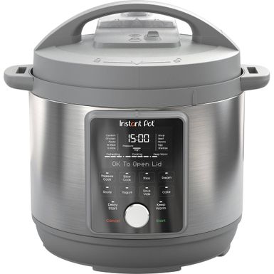 Instant Pot - 6QT Duo Plus Multi-Use Pressure Cooker with Whisper-Quiet Steam Release - Gray