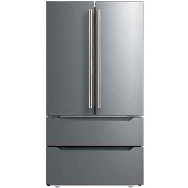 Midea - 22.5-Cu. Ft. French Door Refrigerator in Stainless Steel