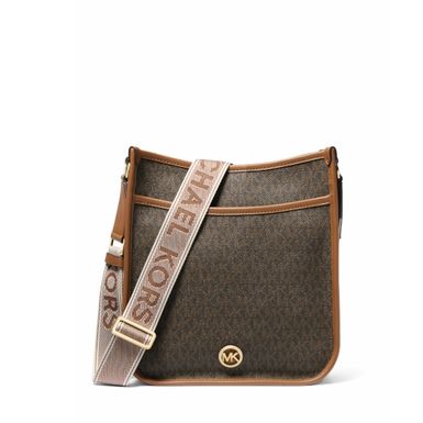 Michael Kors Luisa Signature Large N/S Messenger-Brown/Luggage