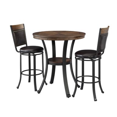 Fawnwood 3Pc Pub Set Brown