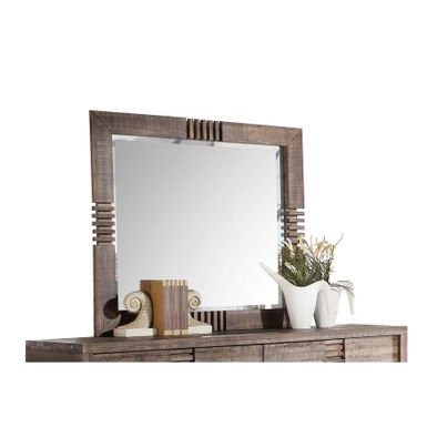 ACME Andria Mirror, Reclaimed Oak