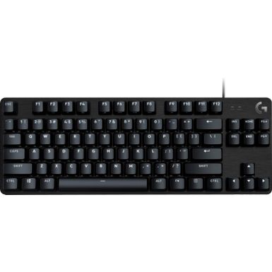 Logitech - G413 TKL SE Tenkeyless Wired Mechanical Tactile Switch Gaming Keyboard for Windows/Mac with Backlit Keys - Black