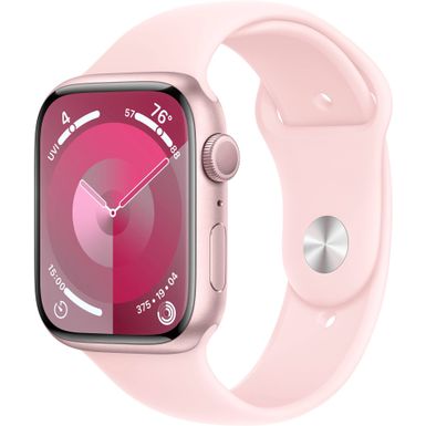 Apple Watch Series 9 GPS 41mm Pink Aluminum Case with Light Pink Sport Band - M/L