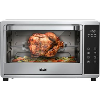 bella PRO - 6-Slice Air Fryer Toaster Oven with Rotisserie - Stainless Steel